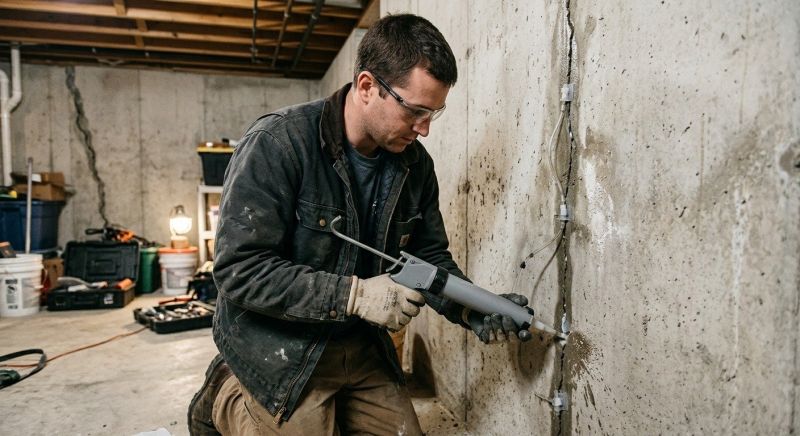 Basement Crack Repair in Rancho Cucamonga, CA
