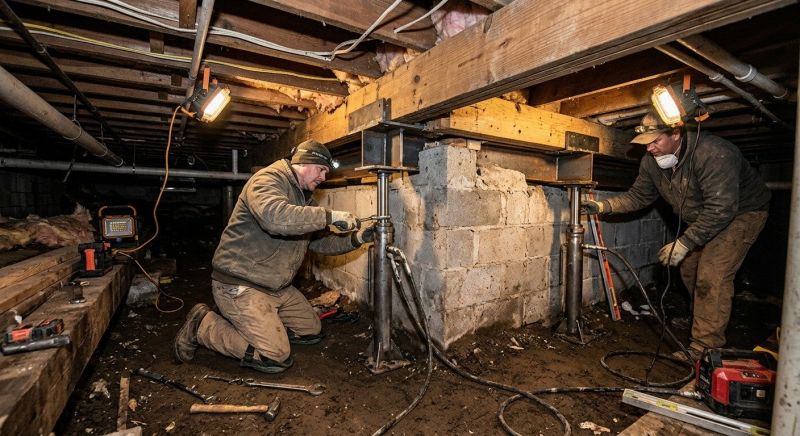 Basement Foundation Repair in Ontario, CA