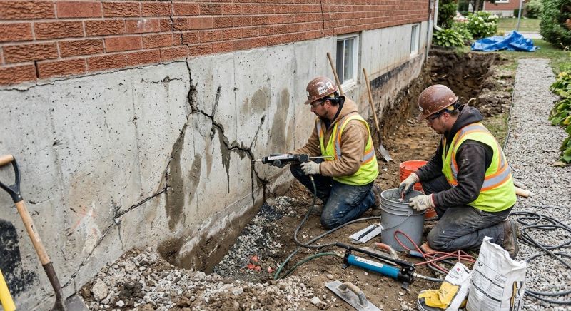Cracked Foundation Repair in Brea, CA