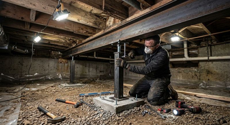 Crawlspace Structural Repair in Rancho Cucamonga, CA