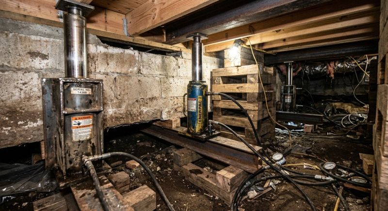 Foundation Jacking in Wrightwood, CA