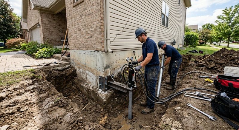 Foundation Settlement Repair in Rancho Cucamonga, CA