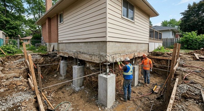 Foundation Underpinning in Rancho Cucamonga, CA