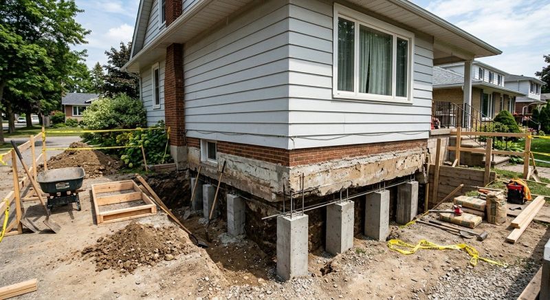 Foundation Underpinning in Rancho Cucamonga, CA