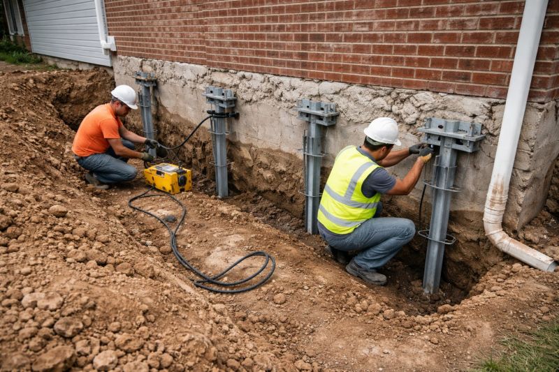 Helical Piers Installation in Rancho Cucamonga, CA