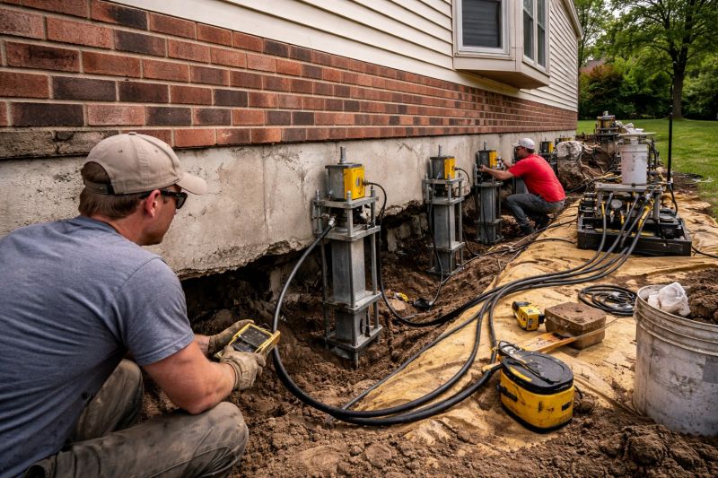 Settling Foundation Service in Pinon Hills, CA