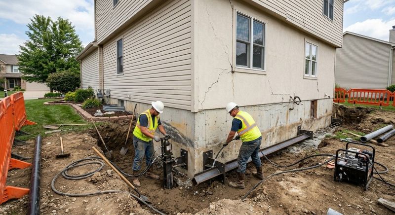 Sinking Foundation Repair in Duarte, CA